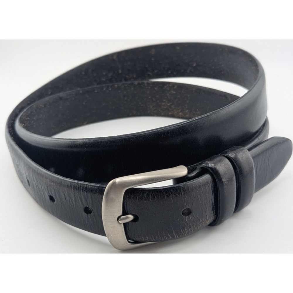 Nautica Men's Casual Padded Leather size 38 Belt with Signature Ornament
